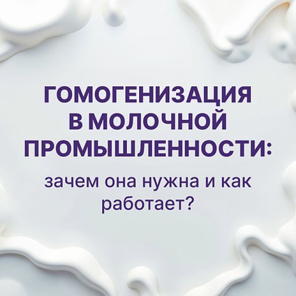 Гомогенизация в молочной промышленности: зачем она нужна и как работает?
